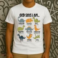 God Says I Am Handsome T-Shirt thumb 3