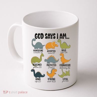 God Says I Am Handsome Coffee Mug