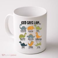 God Says I Am Handsome Coffee Mug thumb 0
