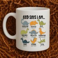 God Says I Am Handsome Coffee Mug thumb 2