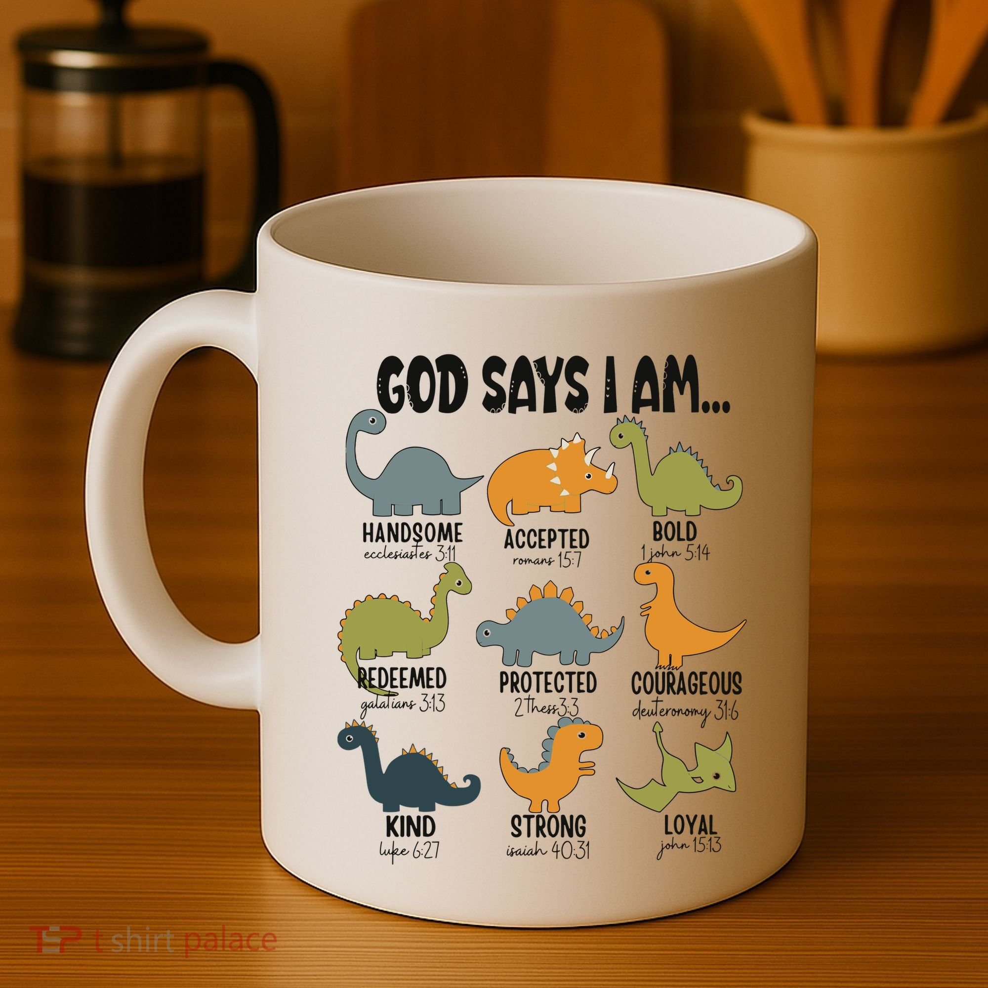 God Says I Am Handsome Coffee Mug