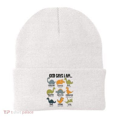 God Says I Am Handsome Beanie