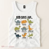 God Says I Am Handsome Tank Top thumb 2