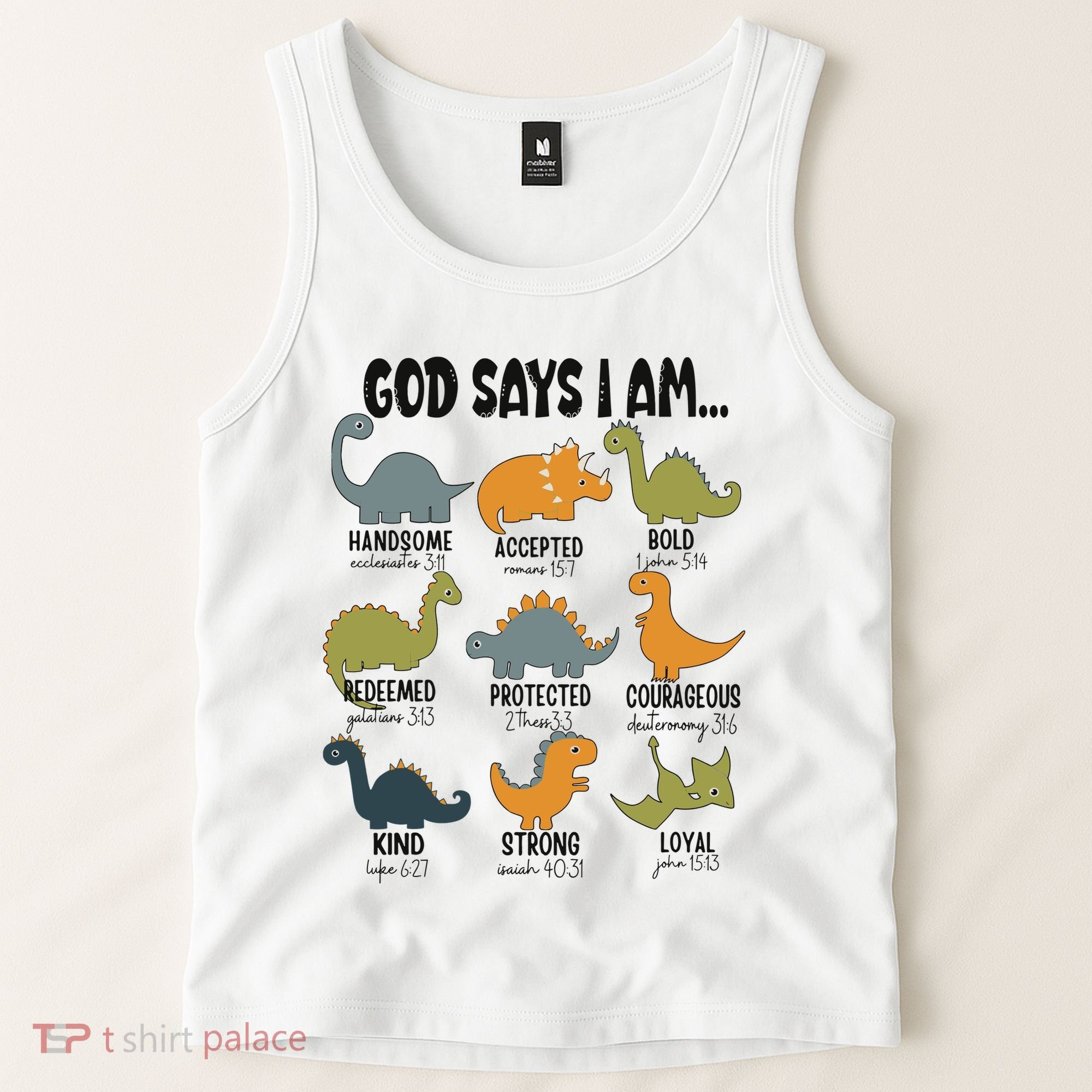 God Says I Am Handsome Tank Top