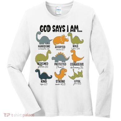 God Says I Am Handsome Women's Long Sleeve Shirt