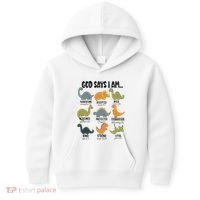 God Says I Am Handsome Kids Hoodie thumb 0