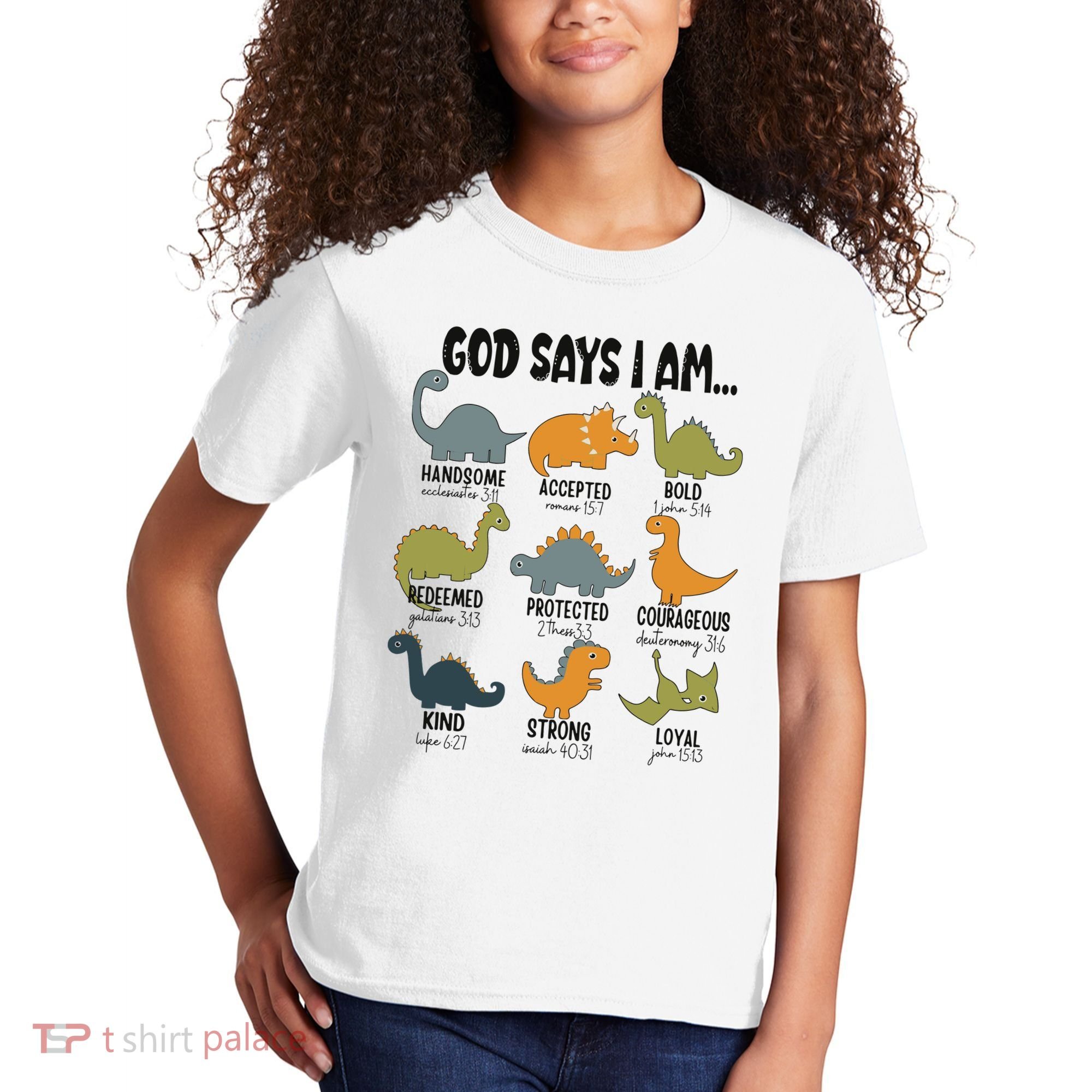 God Says I Am Handsome Kids T-Shirt