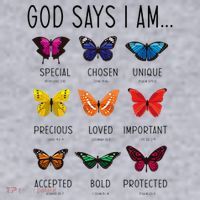 God Says I Am Special Bible Verse Religious Christian Women's Sweatshirt thumb 2