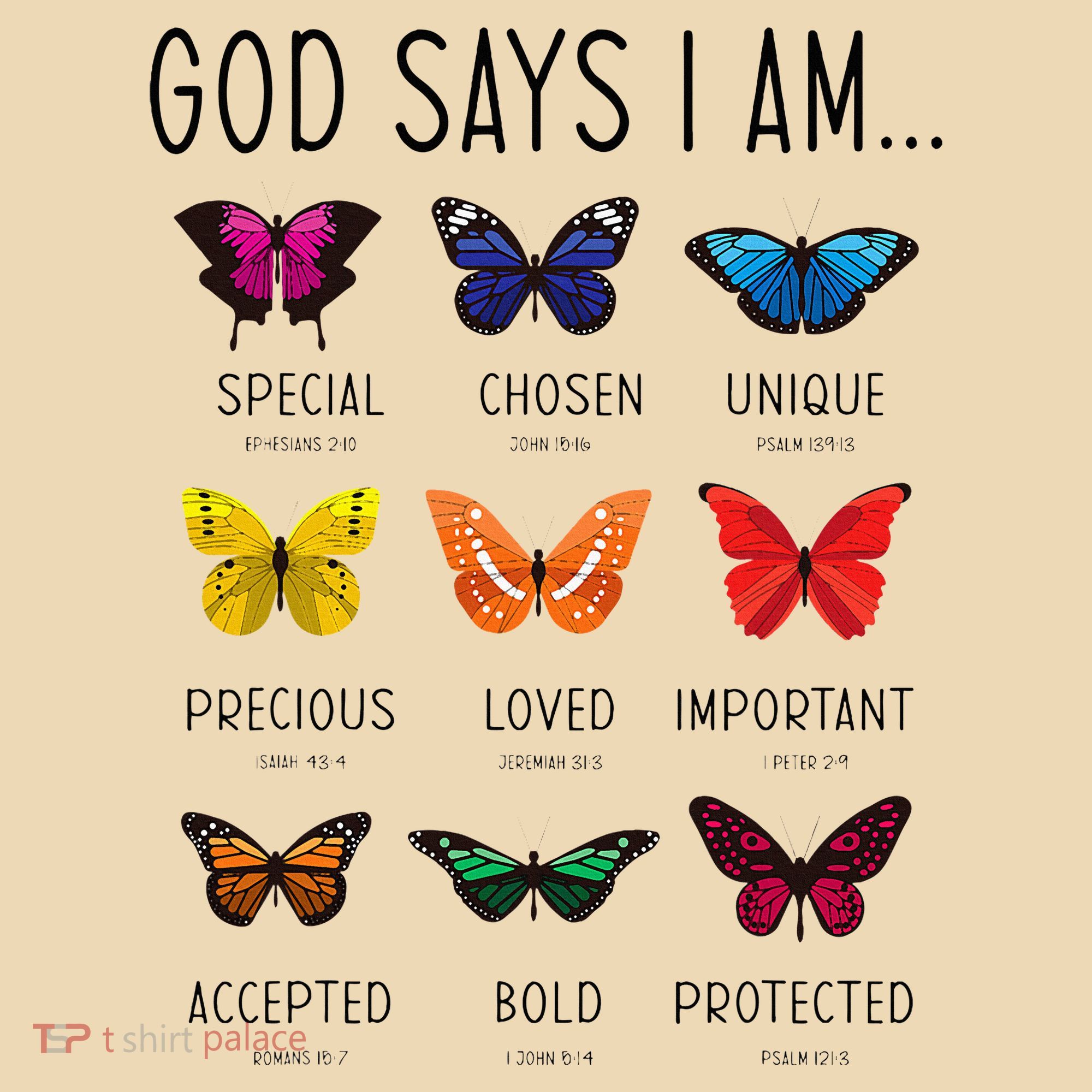 God Says I Am Special Bible Verse Religious Christian Tote Bag