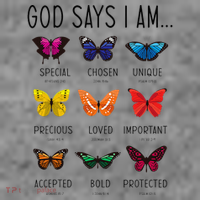 God Says I Am Special Bible Verse Religious Christian Toddler Hoodie thumb 2