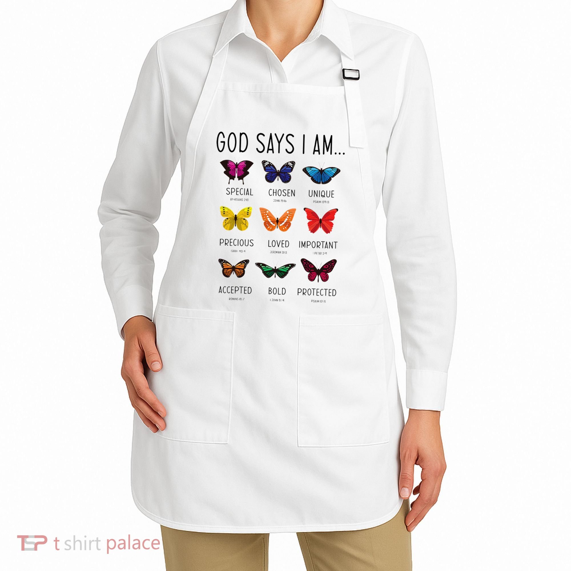 God Says I Am Special Bible Verse Religious Christian Apron