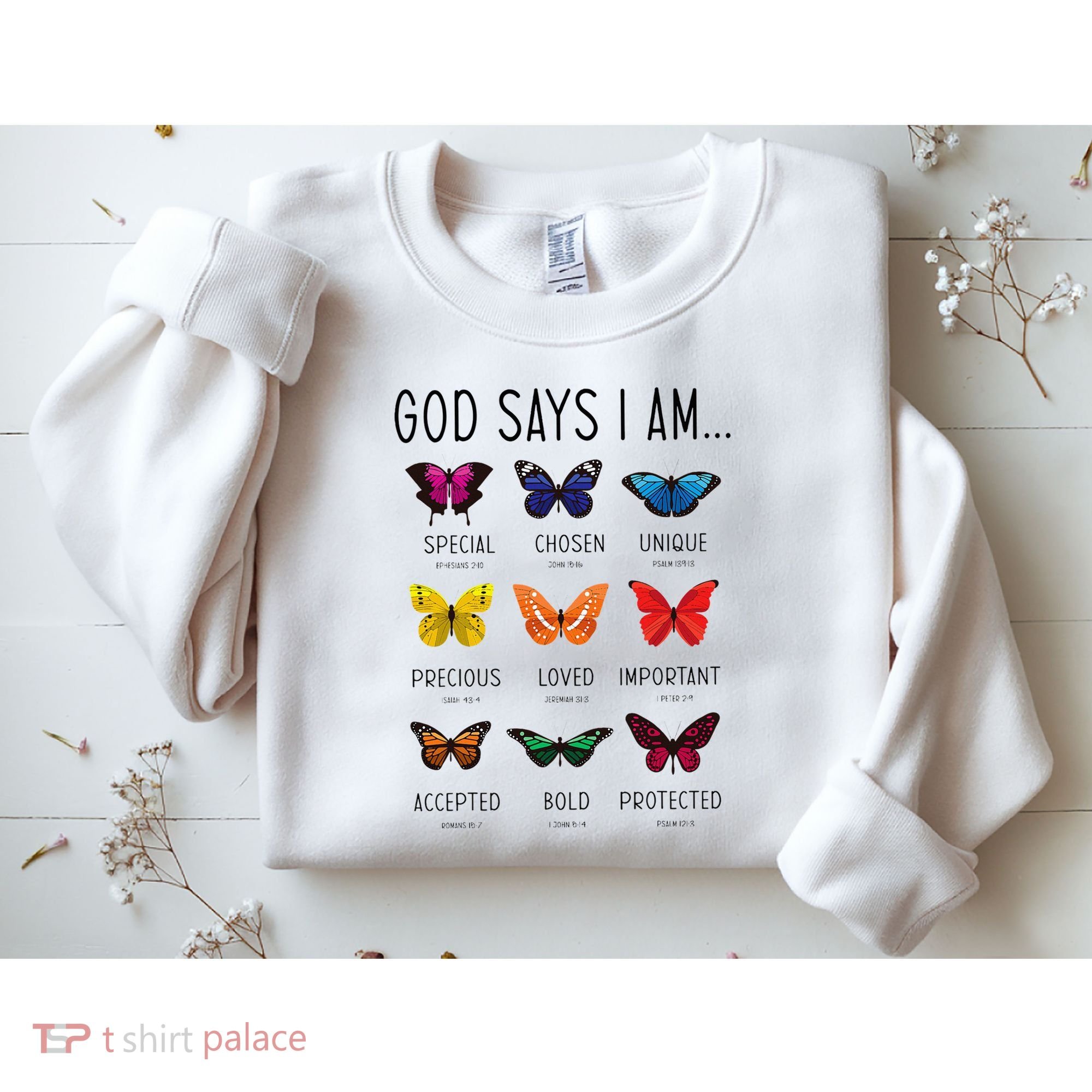 God Says I Am Special Bible Verse Religious Christian Sweatshirt
