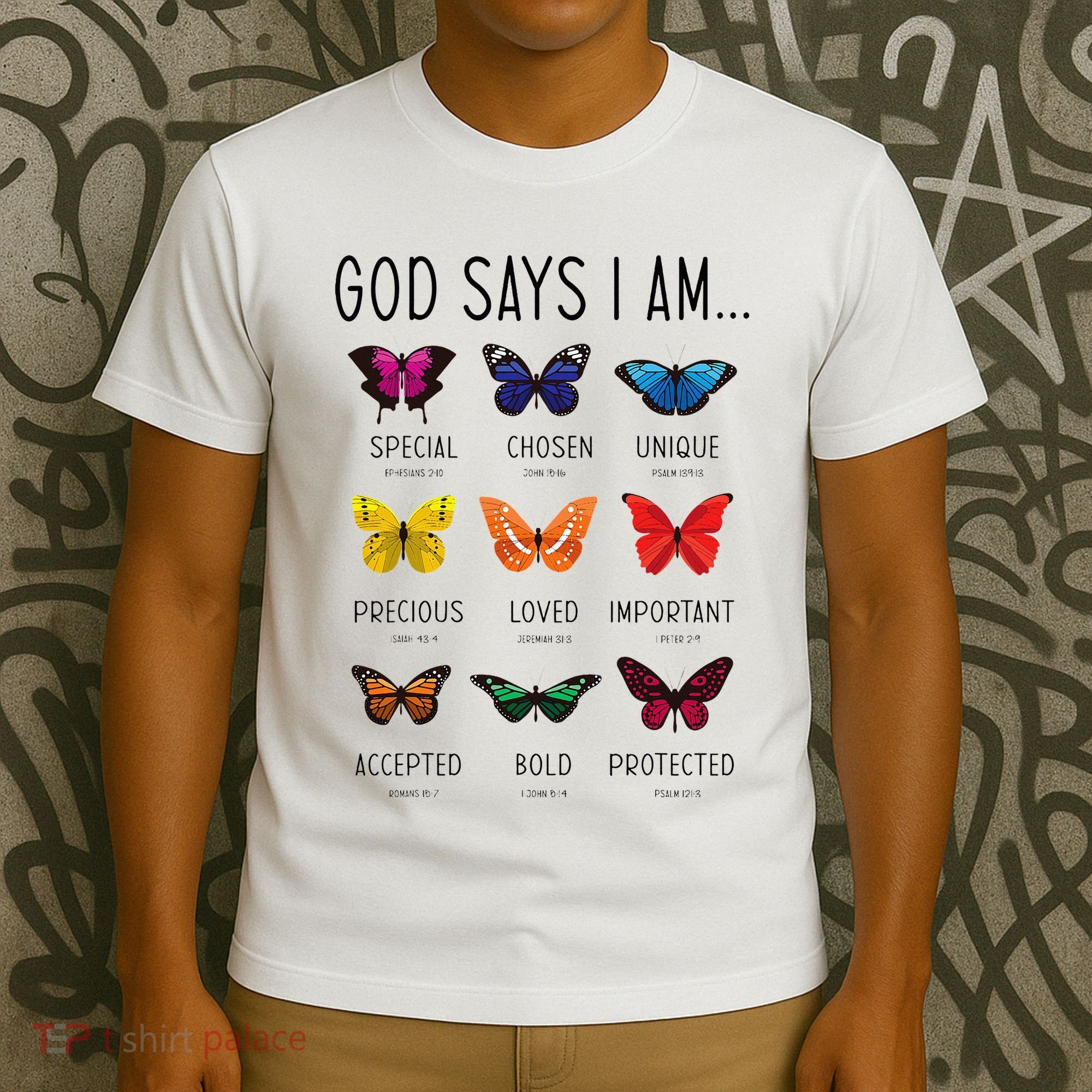 God Says I Am Special Bible Verse Religious Christian T-Shirt