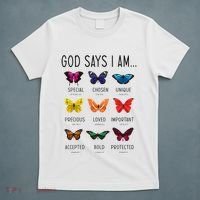 God Says I Am Special Bible Verse Religious Christian T-Shirt thumb 5