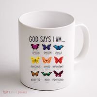 God Says I Am Special Bible Verse Religious Christian Coffee Mug thumb 1