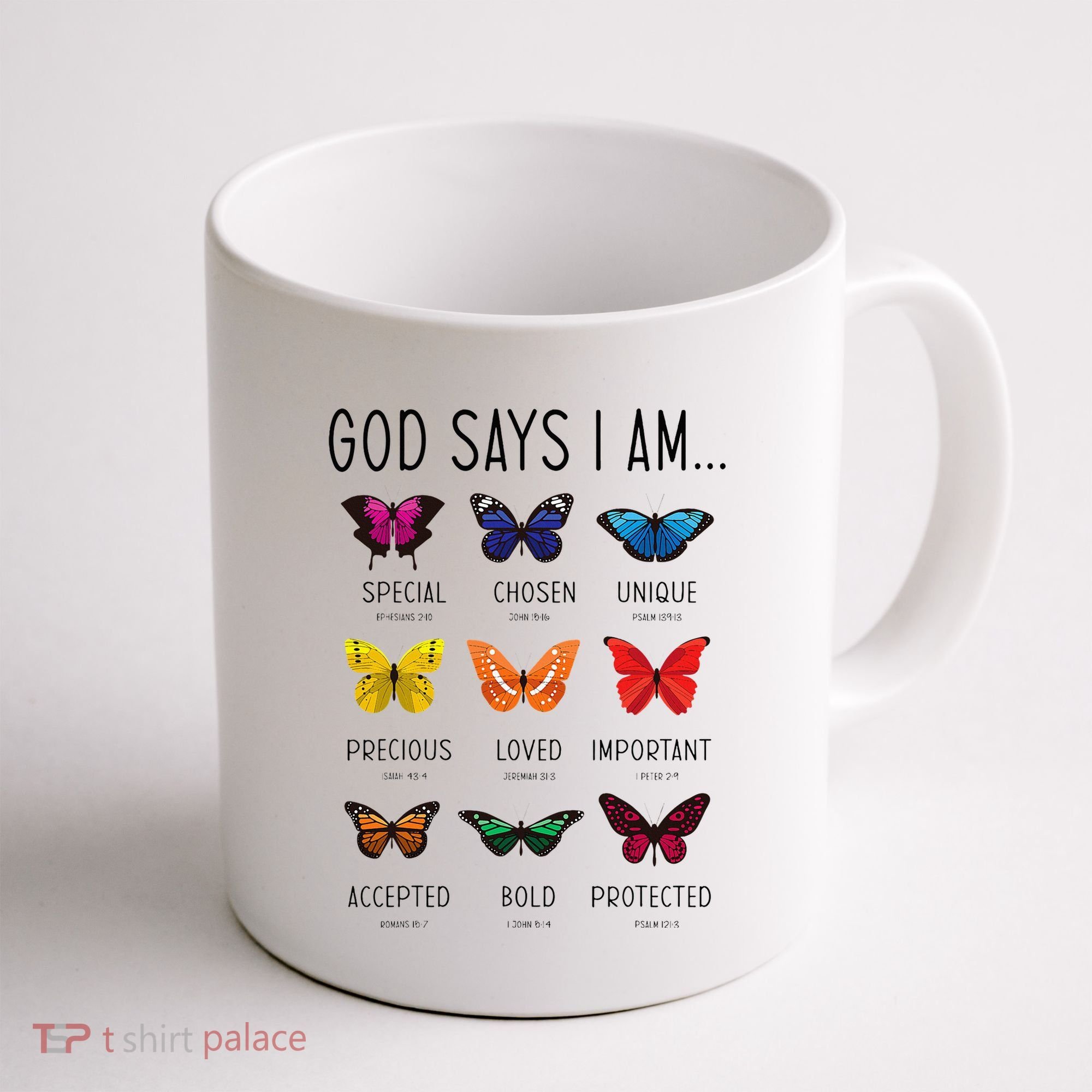 God Says I Am Special Bible Verse Religious Christian Coffee Mug
