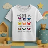 God Says I Am Special Bible Verse Religious Christian Toddler T-Shirt thumb 3