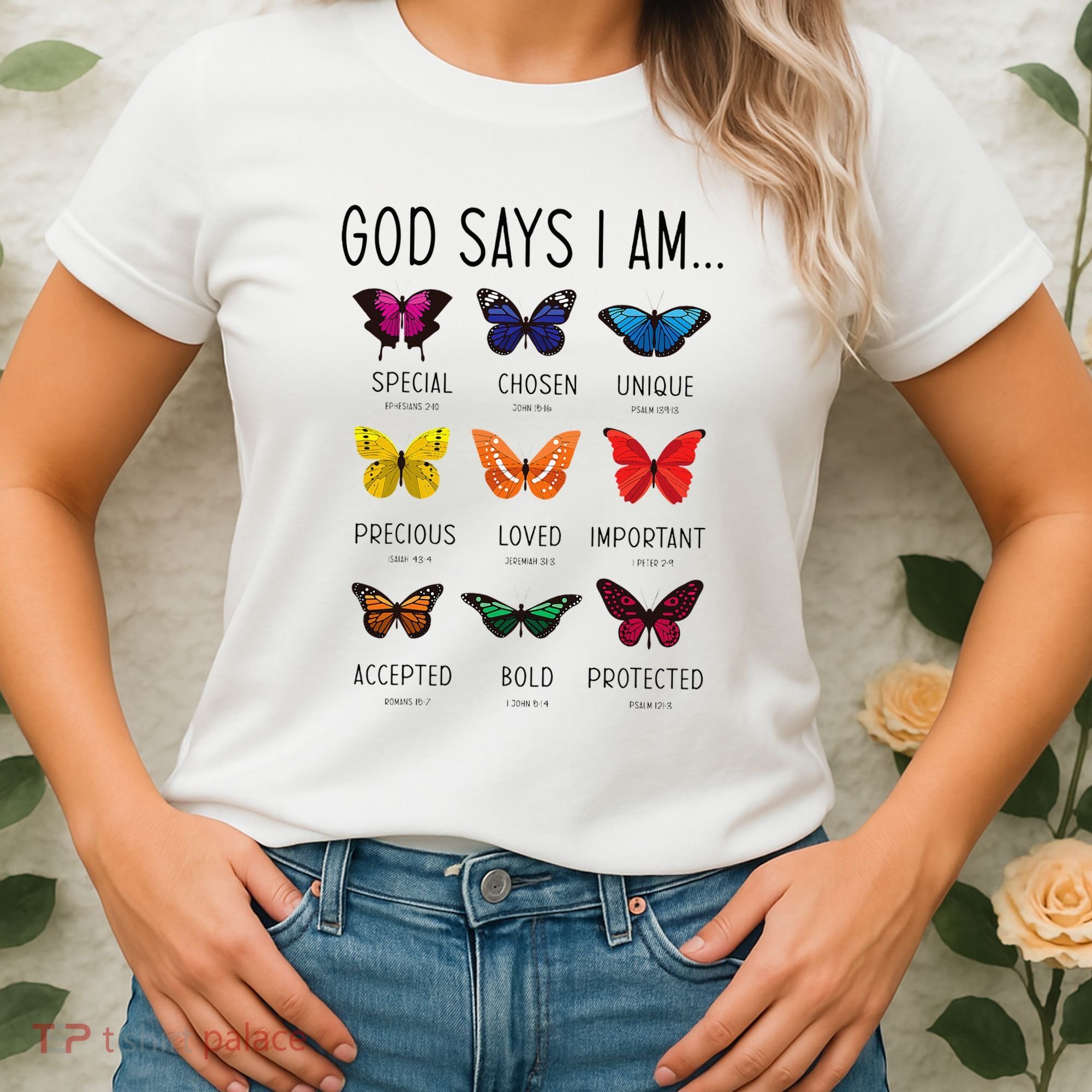 God Says I Am Special Bible Verse Religious Christian Women's T-Shirt