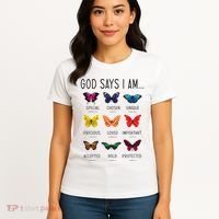 God Says I Am Special Bible Verse Religious Christian Women's T-Shirt thumb 4