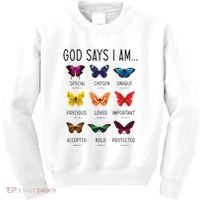 God Says I Am Special Bible Verse Religious Christian Kids Sweatshirt thumb 0