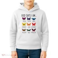 God Says I Am Special Bible Verse Religious Christian Kids Hoodie thumb 4