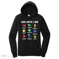 God Says I Am Sea Animals Ocean Christian Funny Women's Hoodie thumb 0