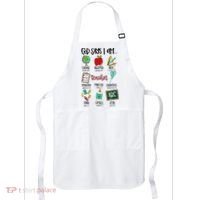 God Says I Am Teacher Apron thumb 0