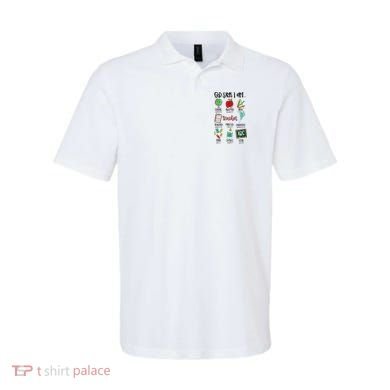 God Says I Am Teacher Polo