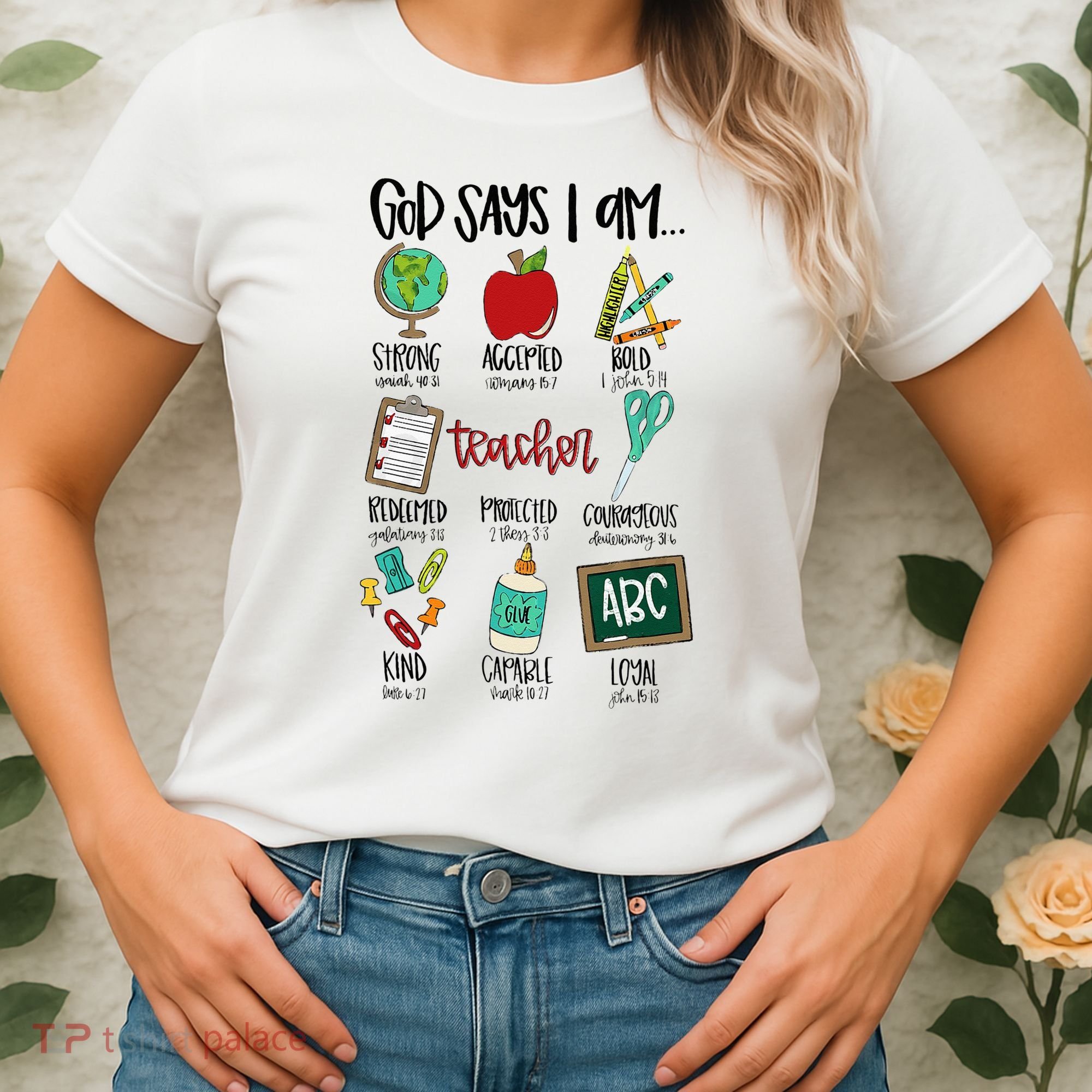 God Says I Am Teacher Women's T-Shirt