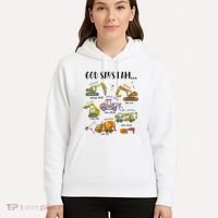 God Says I Am Cute Construction Christian Hoodie thumb 5