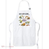 God Says I Am Cute Construction Christian Apron thumb 0