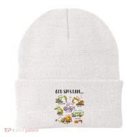 God Says I Am Cute Construction Christian Beanie thumb 0