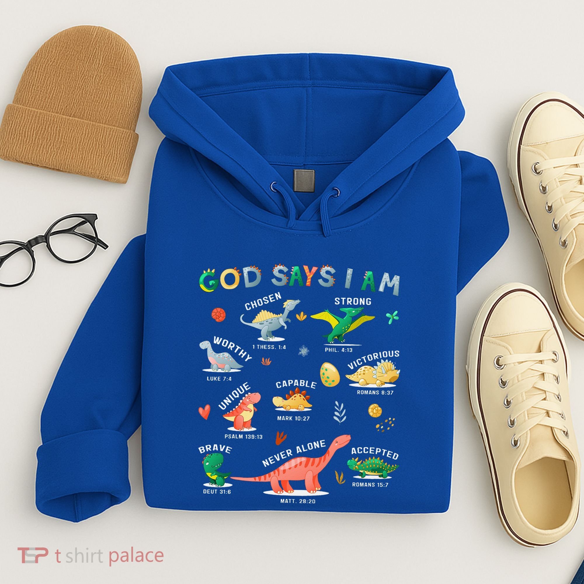 God Says I Am Dinosaur Hoodie
