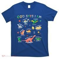 God Says I Am Dinosaur T-Shirt thumb 0