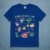 God Says I Am Dinosaur T-Shirt thumb 5