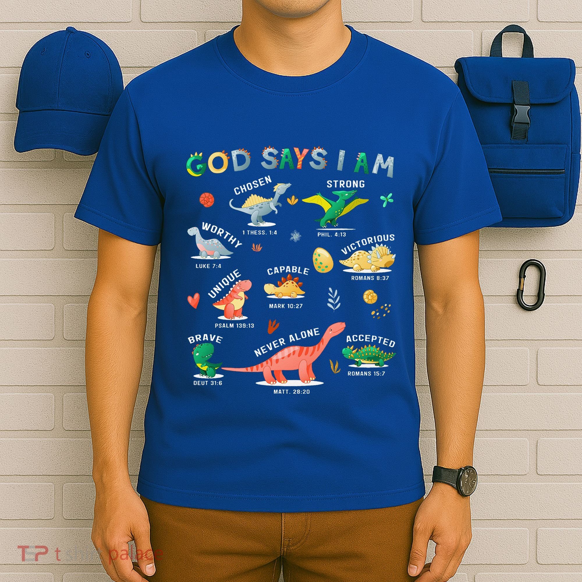 God Says I Am Dinosaur T-Shirt