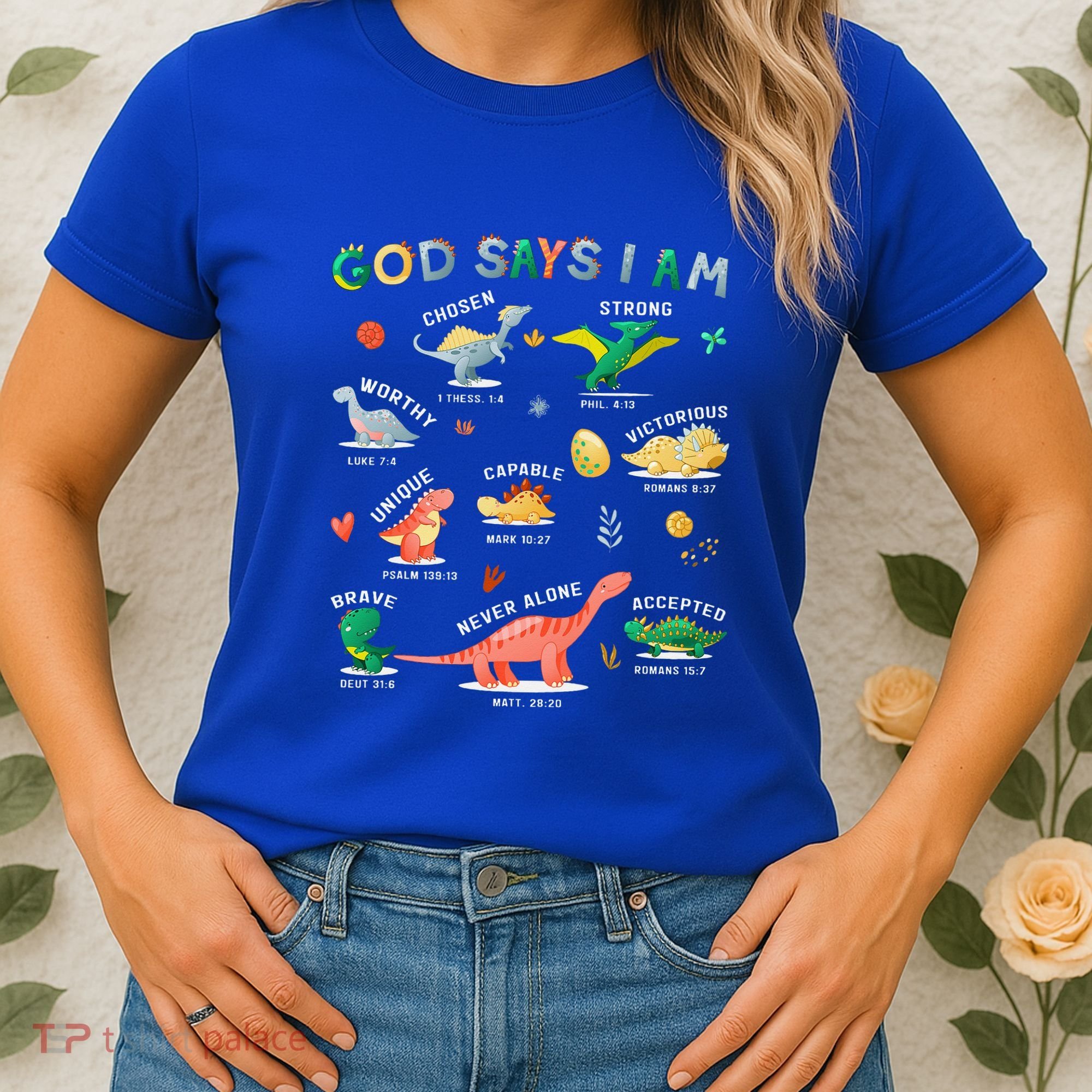 God Says I Am Dinosaur Women's T-Shirt