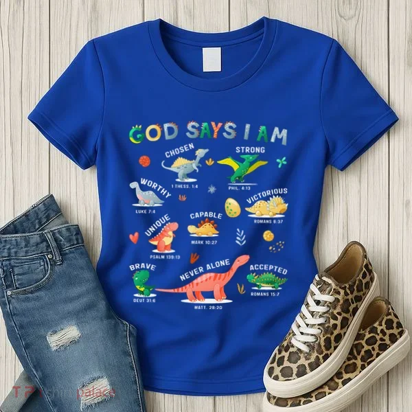 God Says I Am Dinosaur Women's T-Shirt