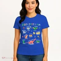 God Says I Am Dinosaur Women's T-Shirt thumb 4