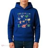 God Says I Am Dinosaur Kids Hoodie thumb 4