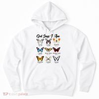 God Says I Am Butterfly Christian Jesus Lover Religious Hoodie thumb 0