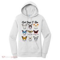 God Says I Am Butterfly Christian Jesus Lover Religious Women's Hoodie thumb 0