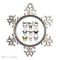God Says I Am Butterfly Christian Jesus Lover Religious Ornament thumb 0