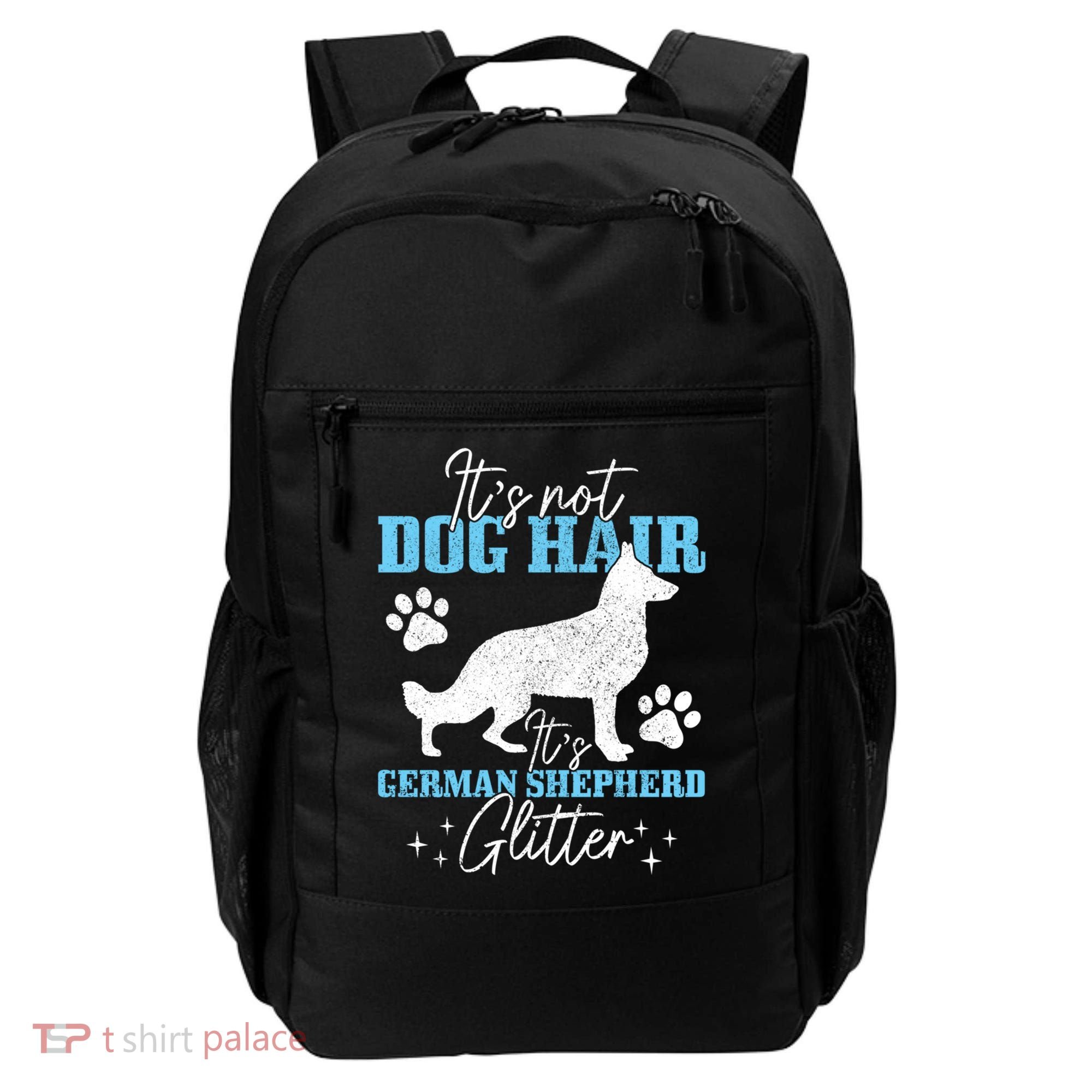 Ger Shepherd It's Not Dog Hair Ger Shepherd Glitter Gift Backpack