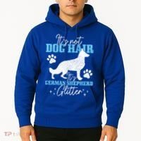 Ger Shepherd It's Not Dog Hair Ger Shepherd Glitter Gift Hoodie thumb 2