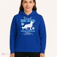 Ger Shepherd It's Not Dog Hair Ger Shepherd Glitter Gift Hoodie thumb 5