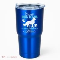 Ger Shepherd It's Not Dog Hair Ger Shepherd Glitter Gift Tumbler thumb 0