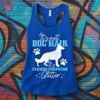 Ger Shepherd It's Not Dog Hair Ger Shepherd Glitter Gift Women's Tank Top thumb 3