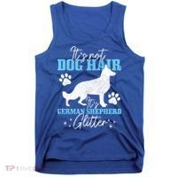 Ger Shepherd It's Not Dog Hair Ger Shepherd Glitter Gift Tank Top thumb 0