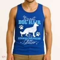 Ger Shepherd It's Not Dog Hair Ger Shepherd Glitter Gift Tank Top thumb 3